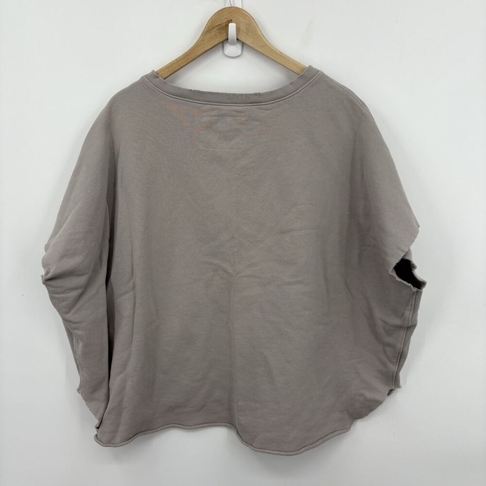 Frank & Eileen Capelet Sweatshirt One Size Minimalist Lounge Luxury Capsule Soft - Picture 10 of 10